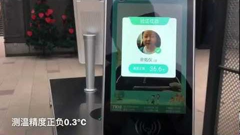 Facial Recognition Infrared Human Body Temperature Detector