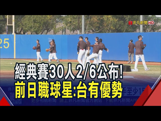 至少15位投手！經典賽30人名單2/6將公布　台日之戰大谷翔平不會先發？前日職球星:投球計時