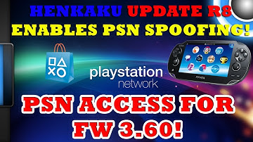 HENKAKU/taiHEN UPDATE R8 ENABLES PSN SPOOFING ON PS VITA FW 3.60! taiHEN/HENKAKU NEWS!!!