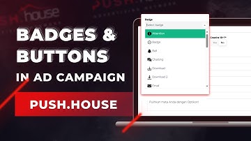Badges and Text Buttons in Ads Push.House
