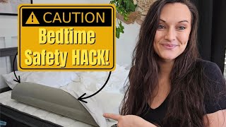 🛏 LUMARA Inflatable Bed Rail Review | Portable Toddler Travel Bed Bumper