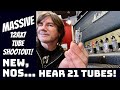 MASSIVE 12AX7 TUBE SHOOTOUT! NEW, NOS, 21 TUBES!