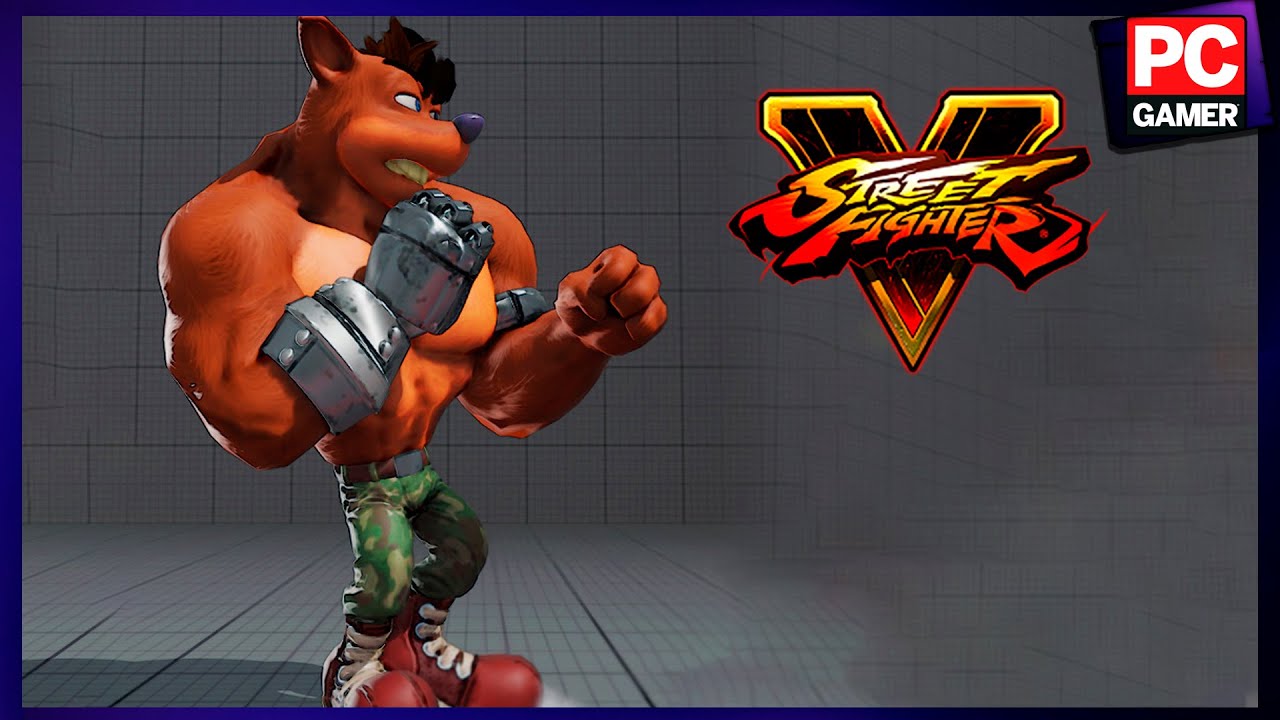 Street Fighter V PC mods - Crunch Bandicoot (Crash Bandicoot) by Chem-pro94