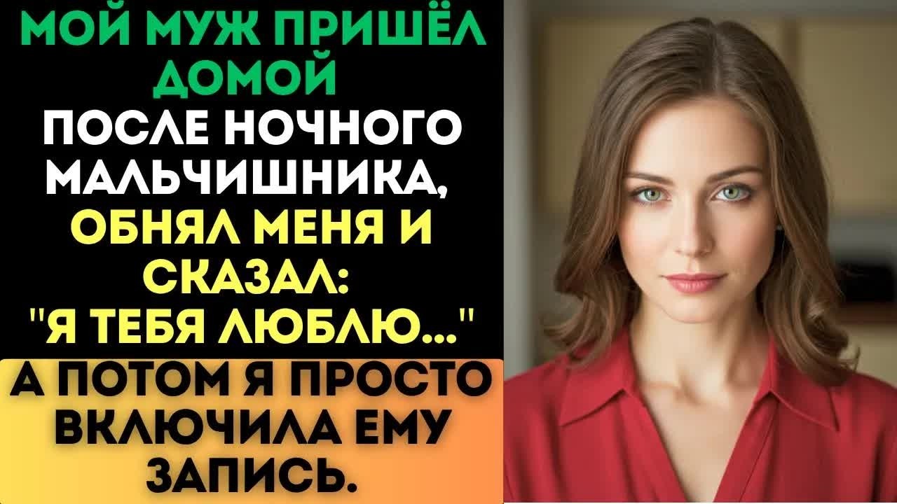 Муж пришёл домой, сказал, что любит меня — а потом я включила ему запись...