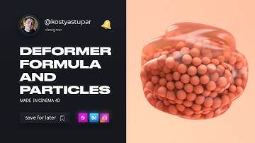 Deformer Formula and particles