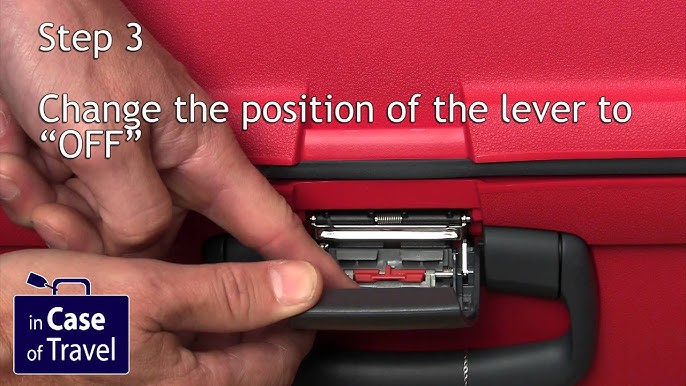 voorspelling bewonderen twee weken How to set the lock code on a Samsonite Aeris basic (and other cases  without TSA) - YouTube