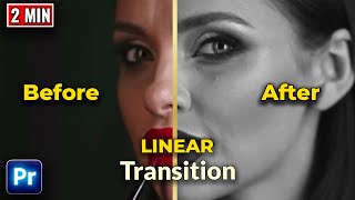 How to create Before After Linear Transition in Premiere Pro in 2 Minutes | Easy Way