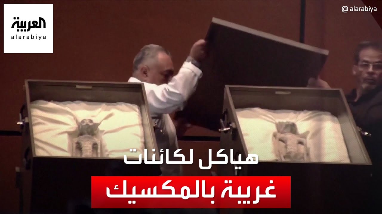 بثلاثة أصابع فقط و رأس مدبب.. هياكل لكائنات غريبة تحت قبة برلمان ...