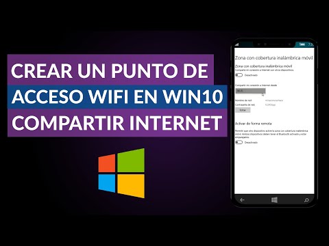 Cómo Crear un Punto de Acceso WIFI en Windows 10 para Compartir Internet