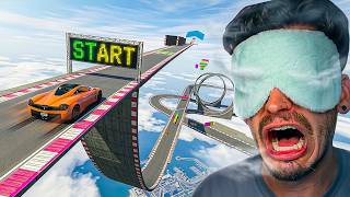 BLINDFOLDED Stunt Races in GTA!