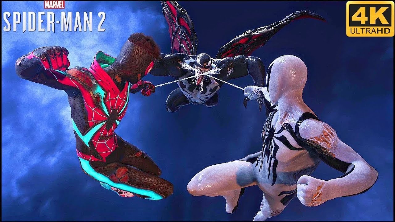 Unleashing chaos: Anti Venom's rampage in Spider Man 2 - YouTube