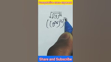 🔥 Exponent trick 😨😱 #shorts #youtubeshorts #trending #viral #maths #mathematics #mathtricks
