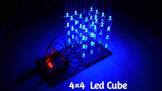 4×4×4 Led Cube Project with Arduino Uno _mrrealmaker_