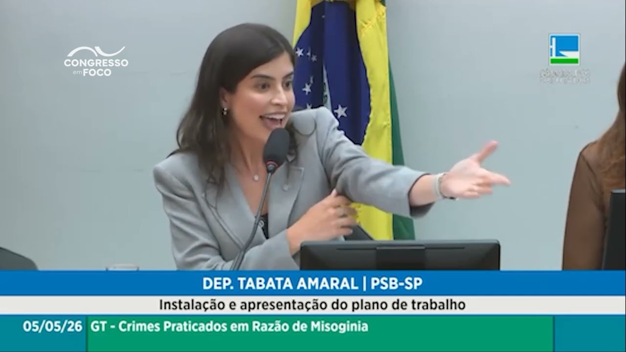 "Ser babaca não é crime e vai continuar não sendo", diz deputada Tabata Amaral sobre PL da Misoginia