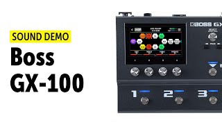 : Boss GX-100 - Sound Demo (no talking)