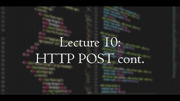 [CSE 312] Lecture 10: HTTP POST cont.