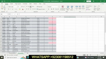Excel 2019 Module 6 End of Module Project 1 | NP_EX19_EOM6-1 | 2019 Module 6 End of Module Project 1