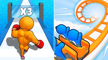 📌 Level Up Runner | Runner Coaster | Gameplay Walkthrough Max Levels #1