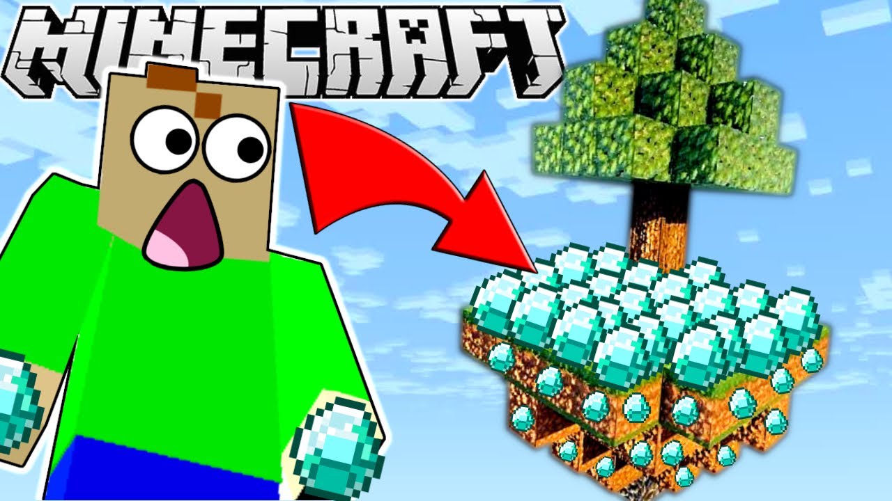 We Found TONS OF DIAMONDS In Minecraft Skyblock!