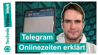 Telegram 🛸 Onlinezeiten erklärt 🧑‍🏫