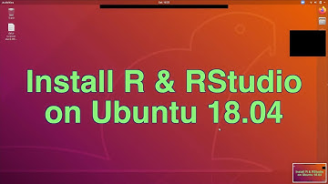 Install R & RStudio on Ubuntu 18.04