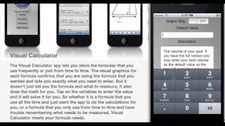 Visual Calculator - Pool Maintenance Formulas screenshot 2