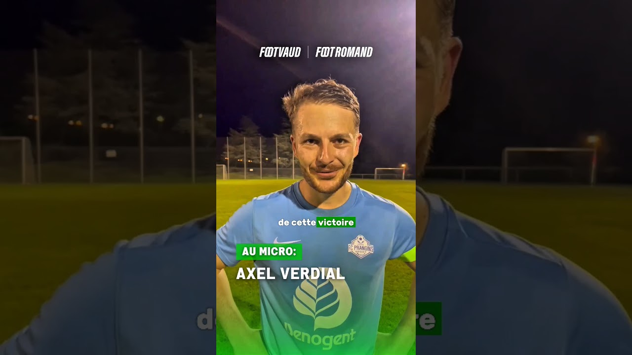 Au micro : Axel Verdial, Prangins