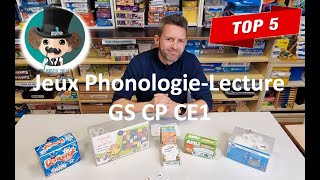 TOP 5 jeux phonologie lecture GS CP CE1 par monsieur Mathieu