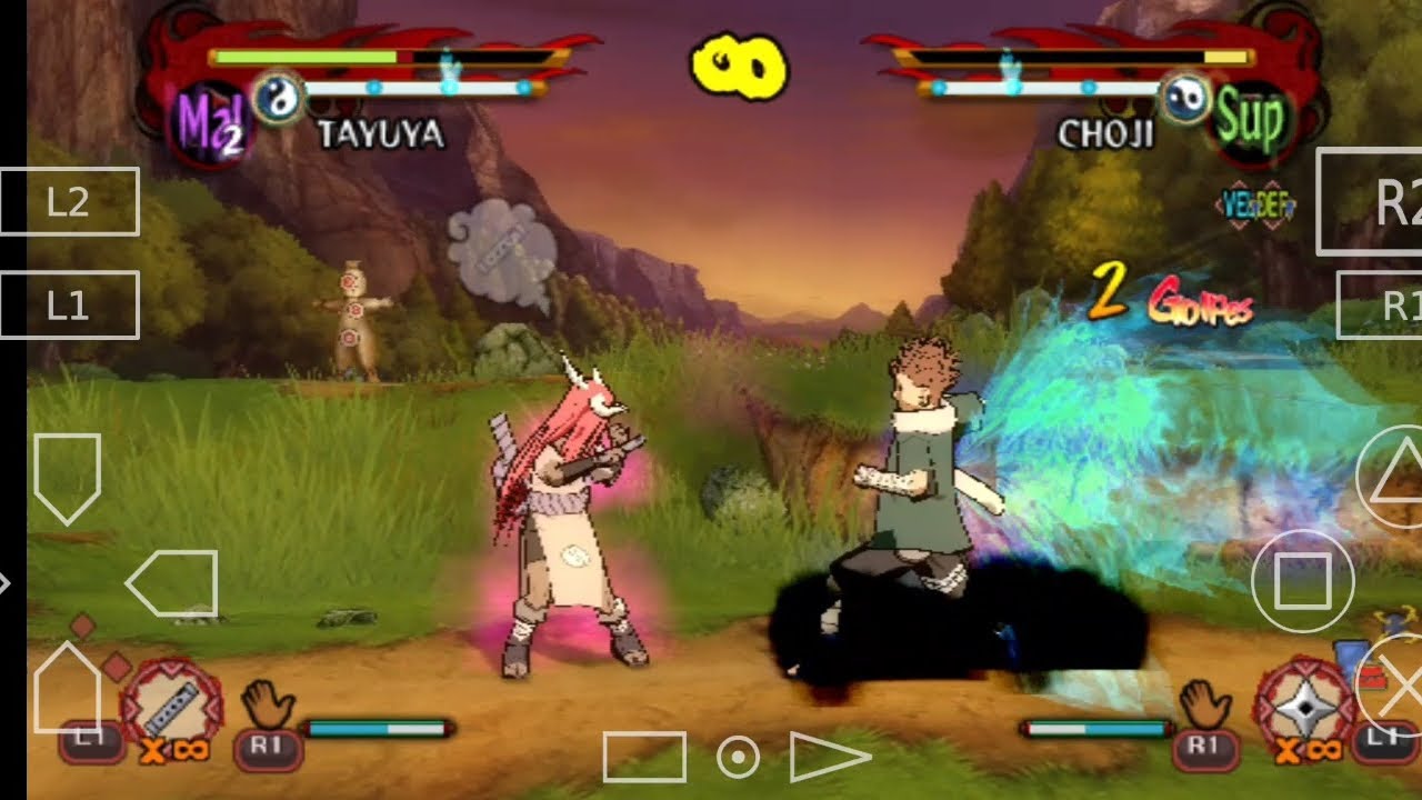 Tayuya vs Choji [modo borboleta] que luta ,meus nobres! @NarutoGamerBRoficial 