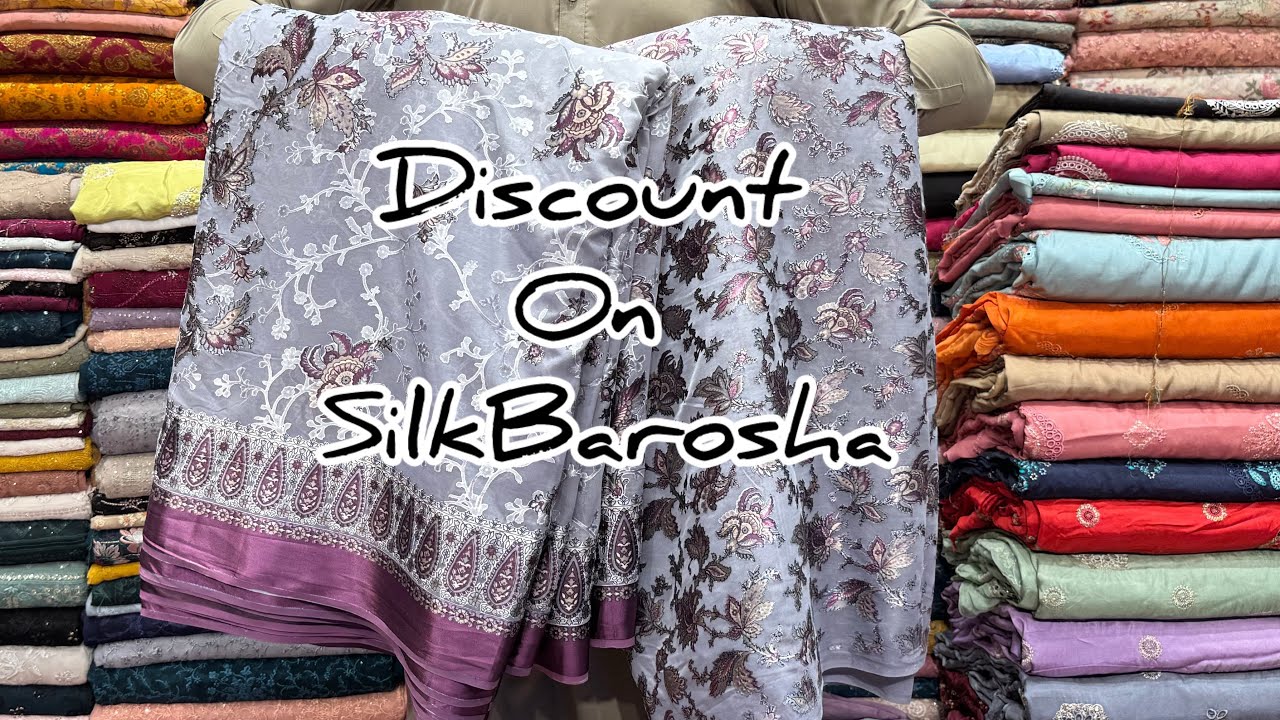 Super Ramadan Sale On China Silk Barosha Shirt Duppata #firdousrabicentre 
