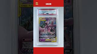 Mewtwo & Mew GX 71/236 PSA 9 Unified Minds Sun & Moon Pokemon Card Tag Team