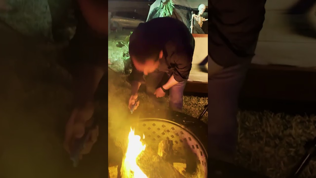 Behind the Scenes of filming Camp Creeply 8! Join us around the fire! Premiering Now!