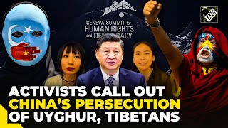 Activists denounce China’s atrocities, call for ending Uyghur and Tibetan oppression Resimi