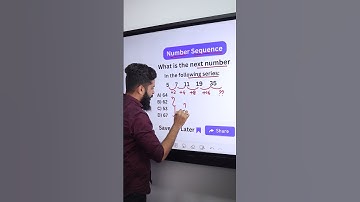 Number Sequence 🔥 Simple Trick