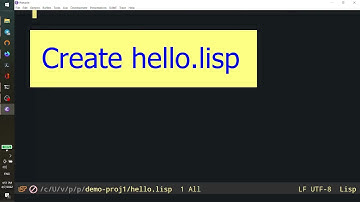 Try Portacle - a Common LISP IDE