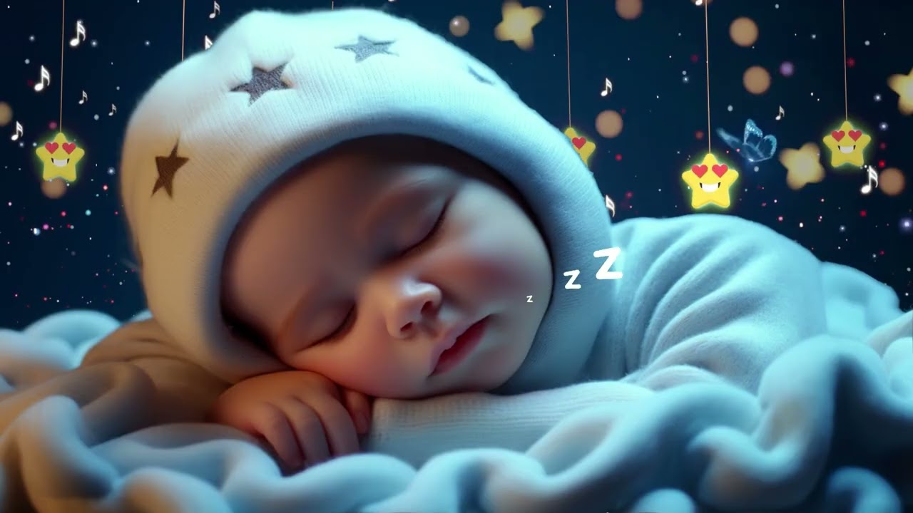 Baby Sleep Music 🌙 Soft Bedtime Sounds 💤 Baby Sleep Fast in 3 Minutes 🎶 Mozart & Brahms Lullabies