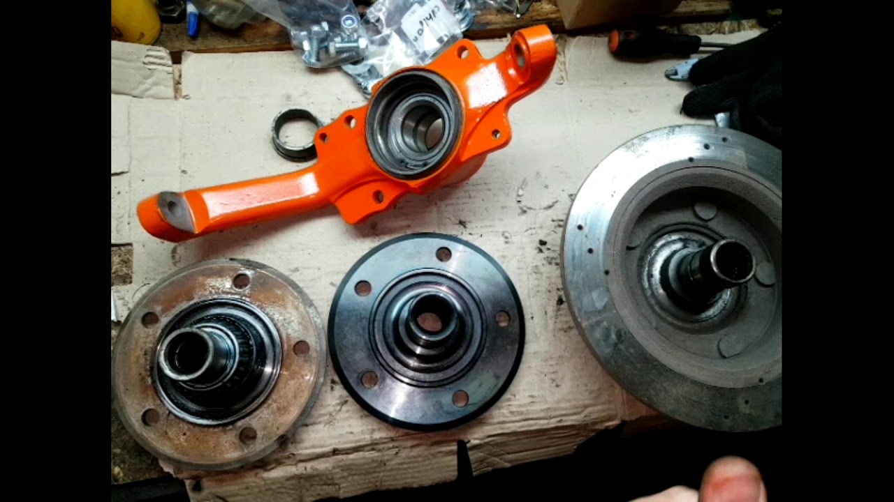 Усиленая ступица под ивековский подшипник - YouTube