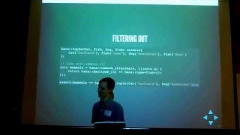 C++ meta programming - Louis Dionne - in ACCU Part 3