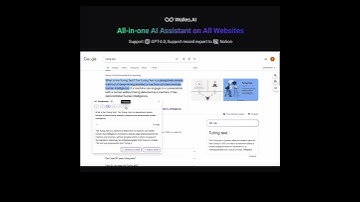 Chrome browser with Walles.AI sidebar