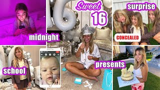 My Sweet 16th Birthday VLOG, OMG biggest surprise ever, I cried! | Rosie McClelland