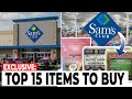 Top 15 items To Buy - Sam's Club Shopping Guide For 2025