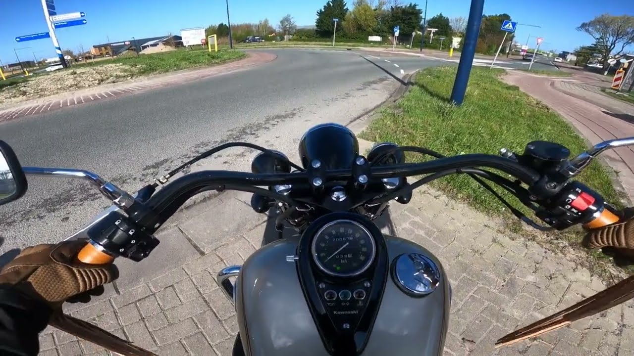 Kawasaki VN800 Drifter - POV ride
