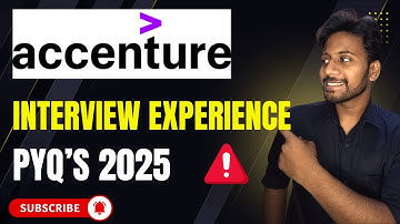Accenture Interview Experience 2025 | Coding Questions & Full Selection Process