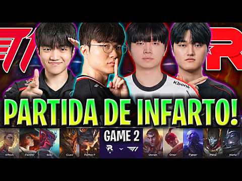 FAKER RYZE vs BDD YONE! 😱PARTIDA DE INFARTO!🔥 | T1 vs KT Game 2 FINAL LCK VERANO 2026 en ESPAÑOL