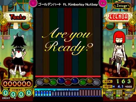 Pop N Music ゴールデンハート Ft Kimberley Nutbey Ex S乱 3回 Youtube