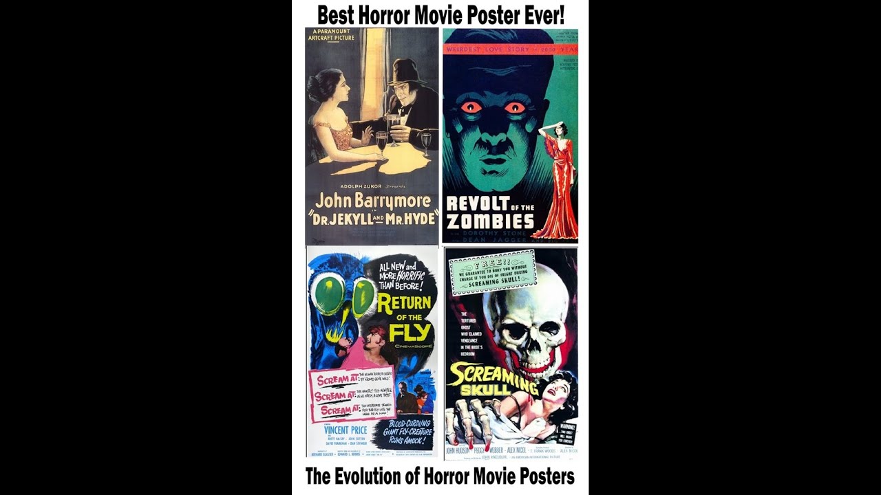 The best classic horror movie poster & the evolution of horror movie posters