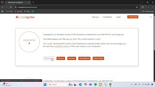 INSTALL CODEIGNITER 4