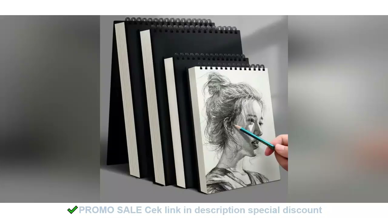 30 Sheets 8K 16K Coil Sketchbook Spiral Bound Eco-Friendly Thick Drawing Paper Acid Free A4 A5 A6 Ar