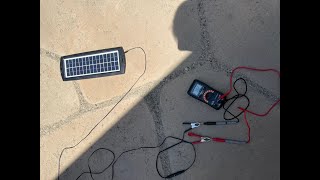 Solar trickle charger for beginners