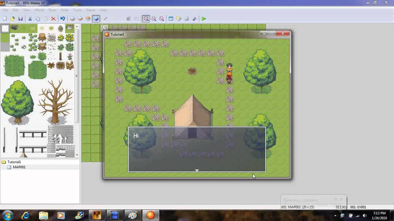 RGP Maker XP - Tutorial 3 how to make someone talk - YouTube